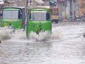 Monsoon rains in Karachi
