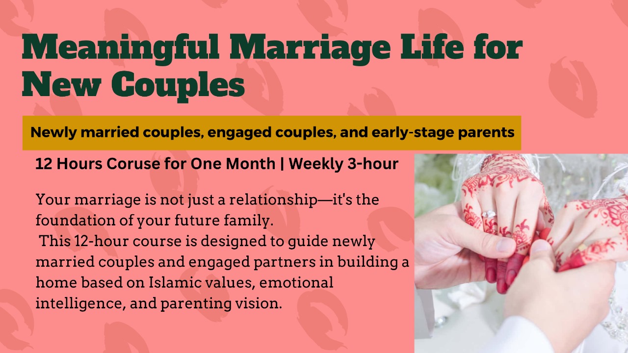 Meaningful Marriage Life for New Couples