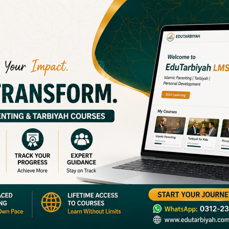 The Best Parenting Course in Pakistan. TPPC-Tarbiyah Parenting Practitioner Course